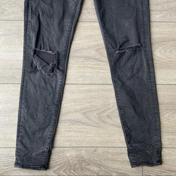 American Eagle Outfitters  Ripped Super Stretch Super Hi Rise Jegging Jeans - Picture 5 of 16